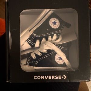 Converse Black and White Infant Sneakers